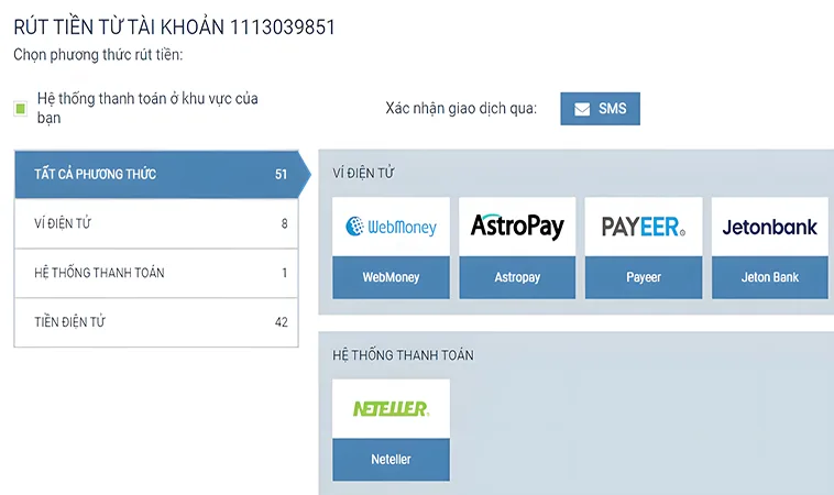 Cách Rút Tiền 1xBET Qua Momo, Bank, ZaloPay - Tiền Về Tức Thì